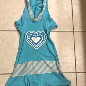 Lil Blue Blood Dress with Hoodie